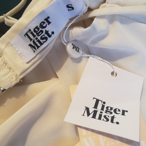 Tiger Mist Cream Mini Dress - Picture 9 of 10